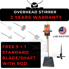 2 YEARS WARRANTY LAB MASTER/MALAYSIA Lab & Industrial Digital Overhead Stirrer Malaysia Mixer for F&B, Mud, Chemical Mixing