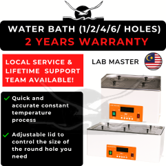 2 YEARS WARRANTY LAB MASTER/MALAYSIA Thermostatic Circulating Water Bath(Stretching Inner Chamber)