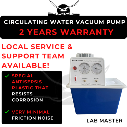 2 YEARS WARRANTY LAB MASTER/MALAYSIA Circulating Water Vacuum Pump for Rotary Evaporator