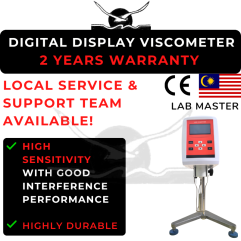 LAB MASTER Digital Display Viscometer for Shampoo Food Chemical Lab R&D
